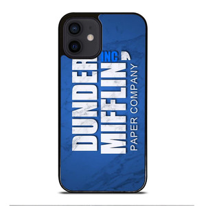 DUNDER MIFFLIN LOGO MARBLE iPhone 12 Mini Case Cover