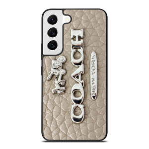 COACH LOGO GLOWING TEXTURE Samsung Galaxy S22 Case Cover