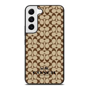 COACH NEW YORK BROWN Samsung Galaxy S22 Case Cover COACH NEW YORK BROWN Samsung Galaxy S22 Case Cover