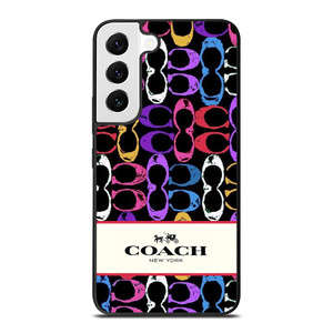 COACH NEW YORK PATTERN COLOR Samsung Galaxy S22 Case Cover
