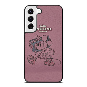 COACH NEW YORK PINK MICKEY MOUSE Samsung Galaxy S22 Case Cover
