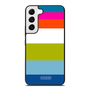 COACH NEW YORK STRIPE 2 Samsung Galaxy S22 Case Cover