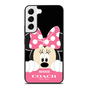 MINNIE MOUSE PINK COACH NEW YORK Samsung Galaxy S22 Case Cover MINNIE MOUSE PINK COACH NEW YORK Samsung Galaxy S22 Case Cover