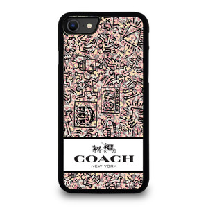 COACH NEW YORK ABSTRACK iPhone SE 2020 Case Cover