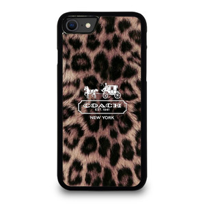 COACH NEW YORK LEOPARD iPhone SE 2020 Case Cover