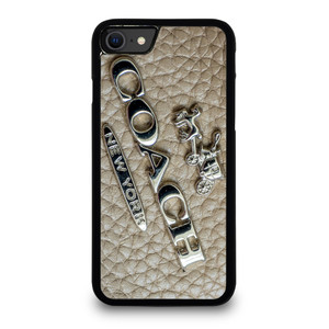 COACH NEW YORK LOGO ON LEATHER iPhone SE 2020 Case Cover COACH NEW YORK LOGO ON LEATHER iPhone SE 2020 Case Cover