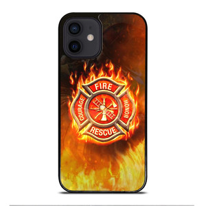 FIREFIGHTER FIREMAN FIRE LOGO iPhone 12 Mini Case Cover