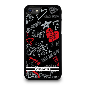 COACH NEW YORK POPPY iPhone SE 2020 Case Cover COACH NEW YORK POPPY iPhone SE 2020 Case Cover