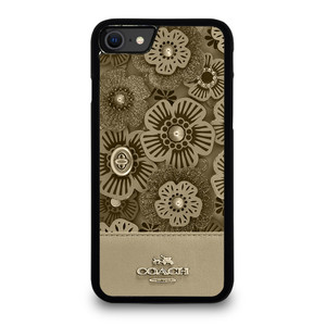 COACH NEW YORK TEA ROSE 2 iPhone SE 2020 Case Cover