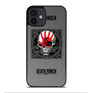 FIVE FINGER DEATH PUNCH CARBON LOGO iPhone 12 Mini Case Cover FIVE FINGER DEATH PUNCH CARBON LOGO iPhone 12 Mini Case Cover