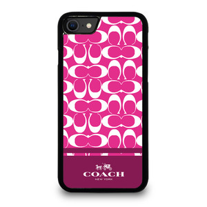COACH PINK NEW YORK iPhone SE 2020 Case Cover