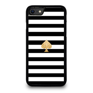 KATE SPADE GOLD AND STRIPES iPhone SE 2020 Case Cover