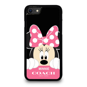 MINNIE MOUSE PINK COACH NEW YORK iPhone SE 2020 Case Cover