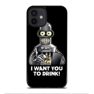 FUTURAMA BENDER QUOTE iPhone 12 Mini Case Cover
