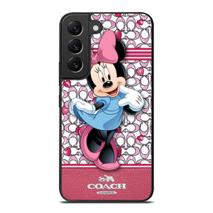 COACH MINNIE MOUSE PINK PATTERN Samsung Galaxy S22 Plus Case Cover COACH MINNIE MOUSE PINK PATTERN Samsung Galaxy S22 Plus Case Cover