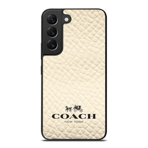 COACH NEW YORK WHITE Samsung Galaxy S22 Plus Case Cover