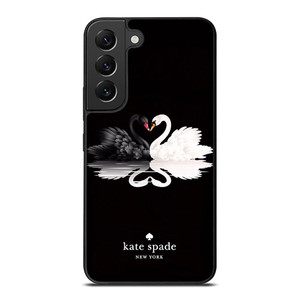 KATE SPADE BLACK WHITE SWAN Samsung Galaxy S22 Plus Case Cover
