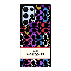 COACH NEW YORK PATTERN COLOR Samsung Galaxy S22 Ultra Case Cover