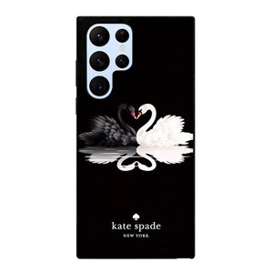 KATE SPADE BLACK WHITE SWAN Samsung Galaxy S22 Ultra Case Cover
