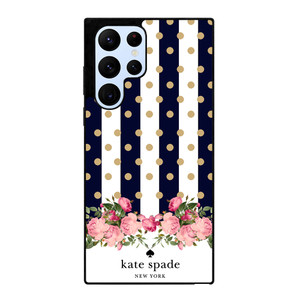 KATE SPADE NEW YORK POLKADOTS FLORAL Samsung Galaxy S22 Ultra Case Cover