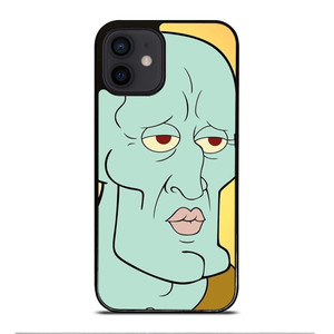 HANDSOME SQUIDWARD CARTOON iPhone 12 Mini Case Cover HANDSOME SQUIDWARD CARTOON iPhone 12 Mini Case Cover
