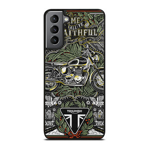 TRIUMPH MOTORCYCLE POSTER Samsung Galaxy S21 Plus Case Cover