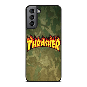 THRASHER LOGO CAMO FABRIC Samsung Galaxy S21 Plus Case Cover THRASHER LOGO CAMO FABRIC Samsung Galaxy S21 Plus Case Cover