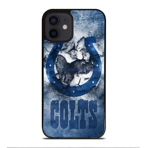 INDIANAPOLIS COLTS ICON iPhone 12 Mini Case Cover INDIANAPOLIS COLTS ICON iPhone 12 Mini Case Cover