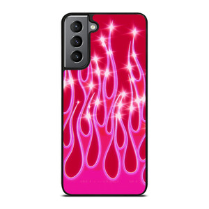 SNINY PINK FLAMES Samsung Galaxy S21 Plus Case Cover