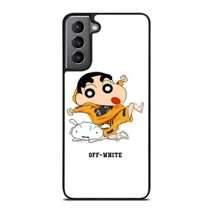 SHIN CHAN X OFF WHITE Samsung Galaxy S21 Plus Case Cover SHIN CHAN X OFF WHITE Samsung Galaxy S21 Plus Case Cover