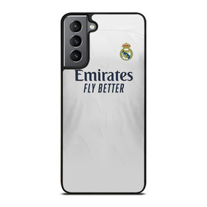 REAL MADRID 2020 HOME JERSEY Samsung Galaxy S21 Plus Case Cover REAL MADRID 2020 HOME JERSEY Samsung Galaxy S21 Plus Case Cover