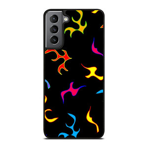 PLAYFUL FIRE PATTERN Samsung Galaxy S21 Plus Case Cover