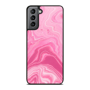 PINK LIQUID TEXTURES Samsung Galaxy S21 Plus Case Cover
