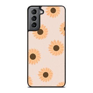 PASTEL SUNFLOWER PATTERN Samsung Galaxy S21 Plus Case Cover PASTEL SUNFLOWER PATTERN Samsung Galaxy S21 Plus Case Cover