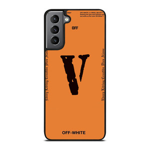 OFF WHITE V LONE LOGO Samsung Galaxy S21 Plus Case Cover