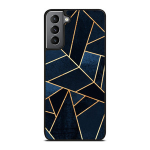 NAVY STONE CERAMIC ABSTRACT Samsung Galaxy S21 Plus Case Cover NAVY STONE CERAMIC ABSTRACT Samsung Galaxy S21 Plus Case Cover