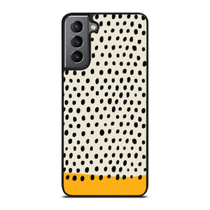 MUSTARD POLKADOTS PATTERN Samsung Galaxy S21 Plus Case Cover