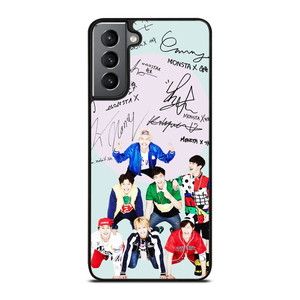 MONSTA X K POP SIGNATURE Samsung Galaxy S21 Plus Case Cover MONSTA X K POP SIGNATURE Samsung Galaxy S21 Plus Case Cover