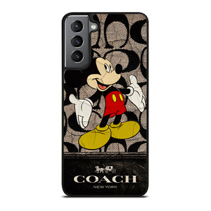 MICKEY MOUSE COACH NEW YORK Samsung Galaxy S21 Plus Case Cover MICKEY MOUSE COACH NEW YORK Samsung Galaxy S21 Plus Case Cover