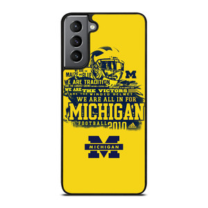 MICHIGAN WOLVERINES QUOTE NFL Samsung Galaxy S21 Plus Case Cover