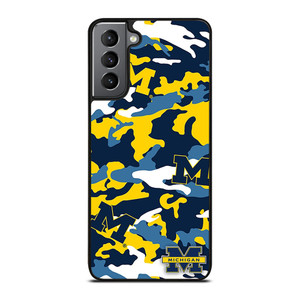 MICHIGAN WOLVERINES FOOTBALL CAMO Samsung Galaxy S21 Plus Case Cover MICHIGAN WOLVERINES FOOTBALL CAMO Samsung Galaxy S21 Plus Case Cover