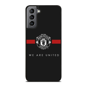 MANCHESTER UNITED BLACK Samsung Galaxy S21 Plus Case Cover MANCHESTER UNITED BLACK Samsung Galaxy S21 Plus Case Cover
