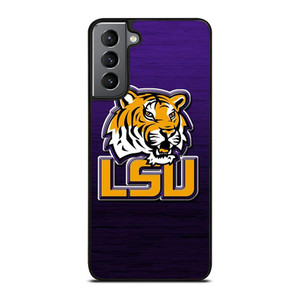 LSU TIGERS  WOODEN LOGO Samsung Galaxy S21 Plus Case Cover