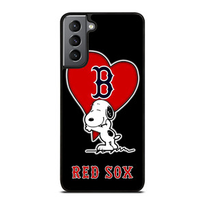 LOVE BOSTON RED SOX SNOOPY Samsung Galaxy S21 Plus Case Cover