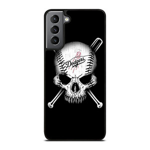 LOS ANGELES DODGERS SKULL Samsung Galaxy S21 Plus Case Cover