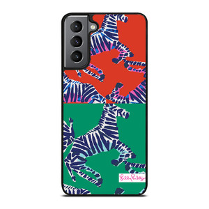 LILLY PULITZER ZEBRA Samsung Galaxy S21 Plus Case Cover LILLY PULITZER ZEBRA Samsung Galaxy S21 Plus Case Cover