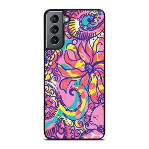 LILLY PULITZER VINTAGE PINK Samsung Galaxy S21 Plus Case Cover LILLY PULITZER VINTAGE PINK Samsung Galaxy S21 Plus Case Cover
