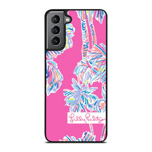 LILLY PULITZER PALM TREES Samsung Galaxy S21 Plus Case Cover