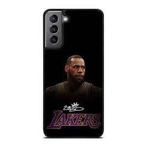 LEBRON JAMES LA LAKERS AUTOGRAPH Samsung Galaxy S21 Plus Case Cover