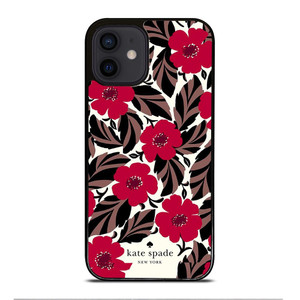 KATE SPADE FLOWER RED iPhone 12 Mini Case Cover KATE SPADE FLOWER RED iPhone 12 Mini Case Cover